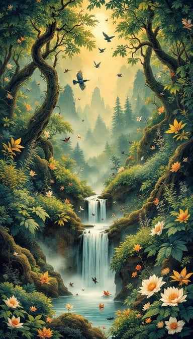 Mystical Forest Paradise