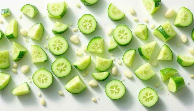 Fresh Cucumber Slices