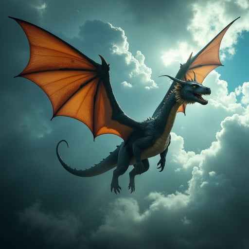 Majestic Dragon Soars