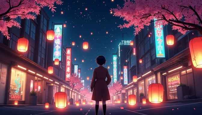 Neon Cherry Dreams