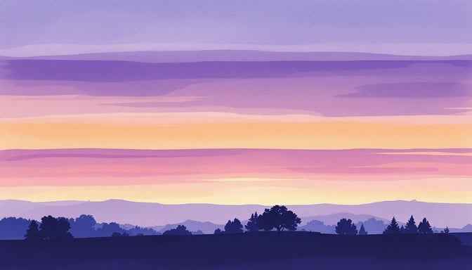 Peaceful Evening Sky