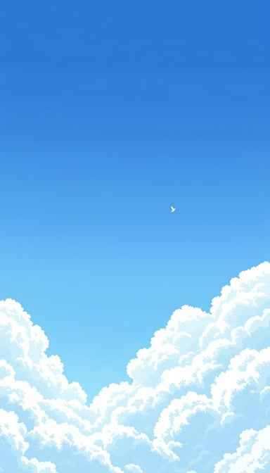 Serene Blue Sky
