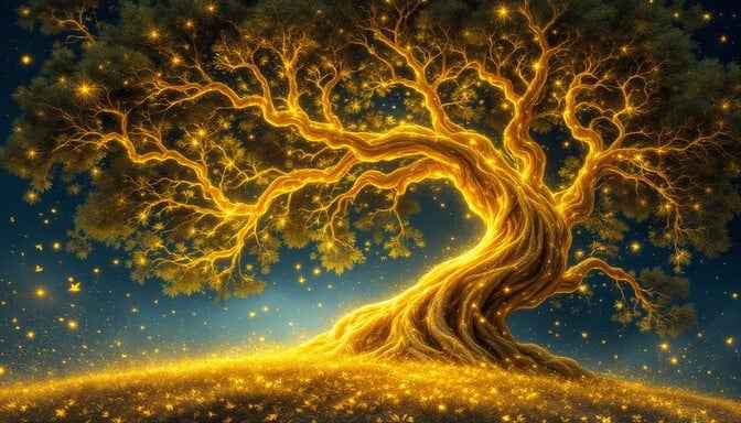 Magical Golden Tree