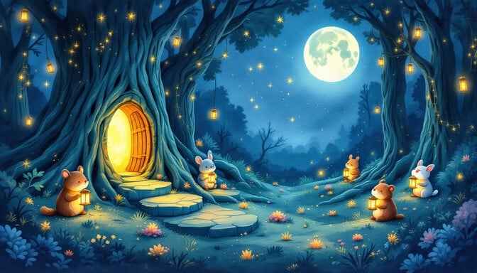 Moonlit Forest Magic