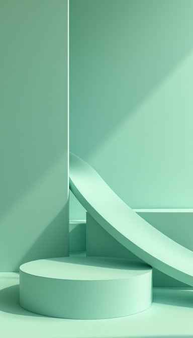 Minimal Green Sculpture Minimal Green Sculpture