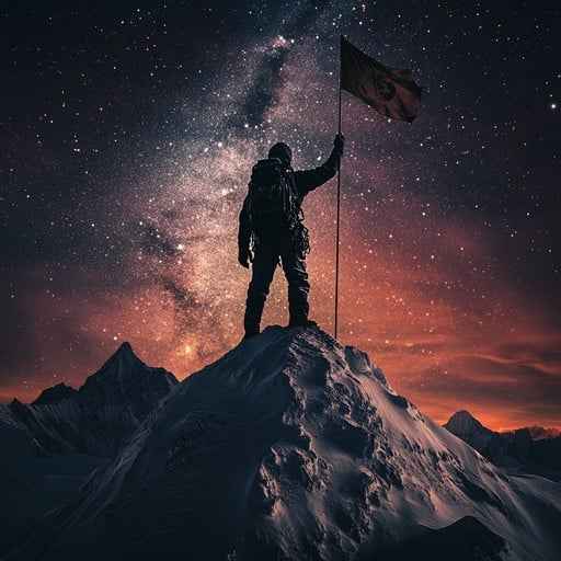 Astronaut Claims Mountain