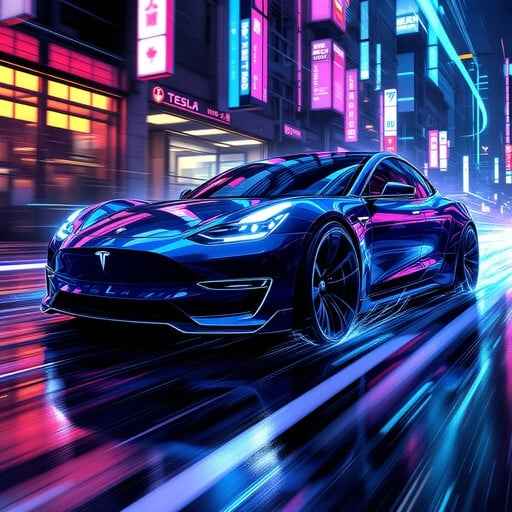 Neon Tesla Speed Neon Tesla Speed
