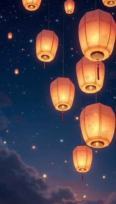 Ethereal Sky Lanterns