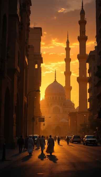 Golden Cairo Sunset Golden Cairo Sunset