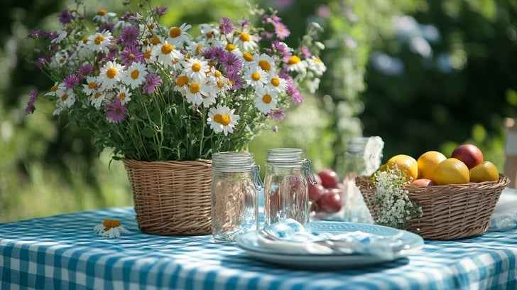 Outdoor Picnic Setup