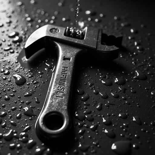 Drenched Metal Wrench Drenched Metal Wrench