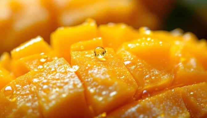 Juicy Mango Close-up