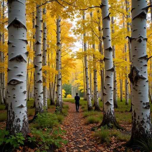 Golden Aspen Path