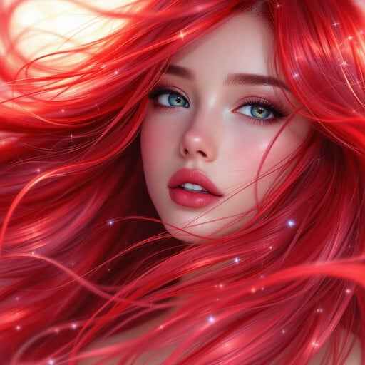 Crimson Wind Portrait