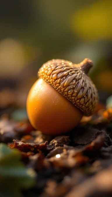 Golden Acorn Detail