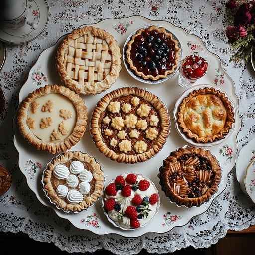 Delicious pie assortment Delicious pie assortment