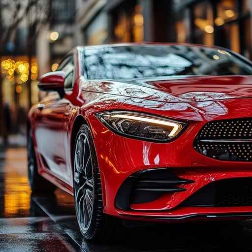 Red sports car Red sports car