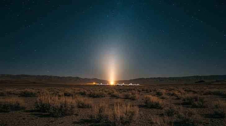 Desert Night Sky Desert Night Sky