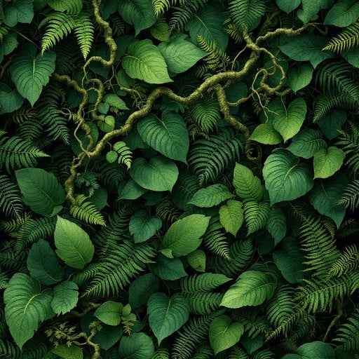 Lush Jungle Pattern Lush Jungle Pattern