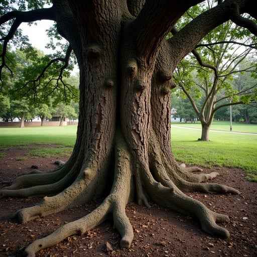 Majestic roots sprawl