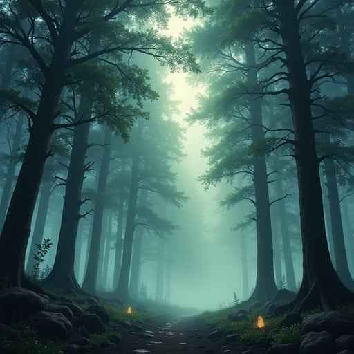 Enchanted Misty Woods Enchanted Misty Woods