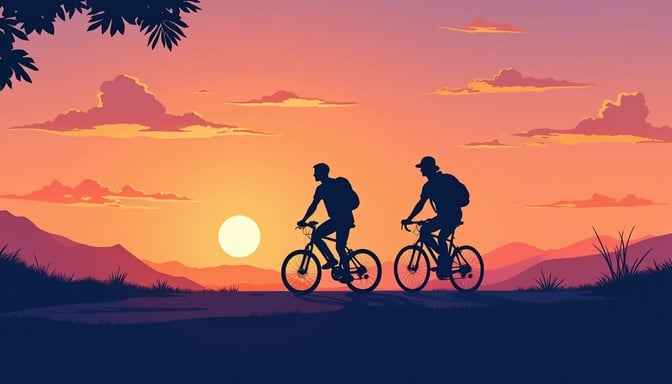 Sunset Cycling Adventure Sunset Cycling Adventure