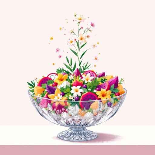 Vibrant Botanical Bowl