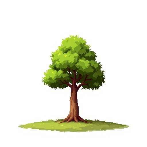 Peaceful Pixel Tree