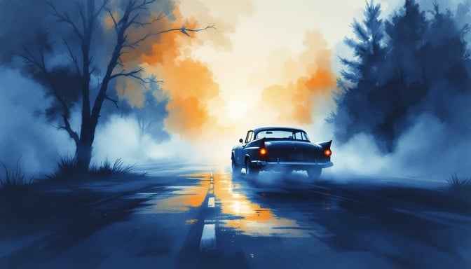 Misty Road Journey