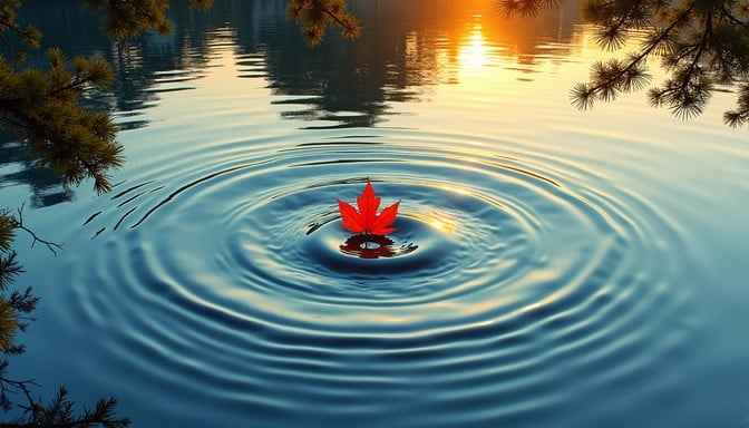 Rippling Maple Leaf