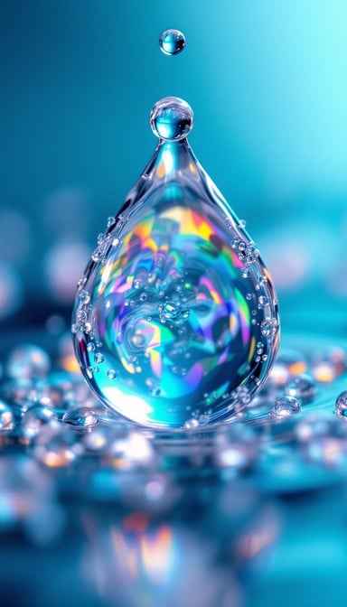 Rainbow Water Drop