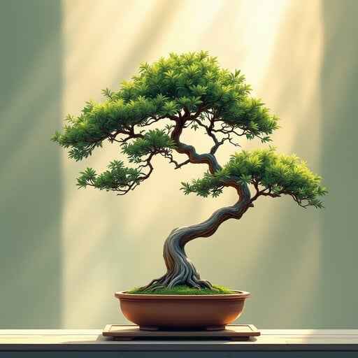 Peaceful Bonsai Meditation