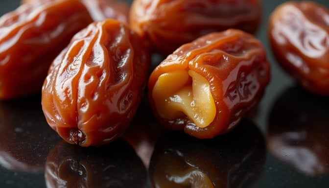 Glistening Dates Closeup