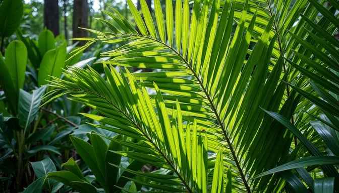 Vibrant Palm Fronds Vibrant Palm Fronds