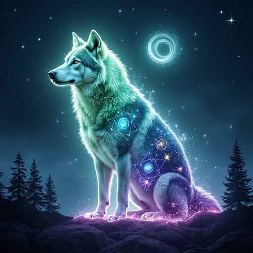 Cosmic Wolf Spirit