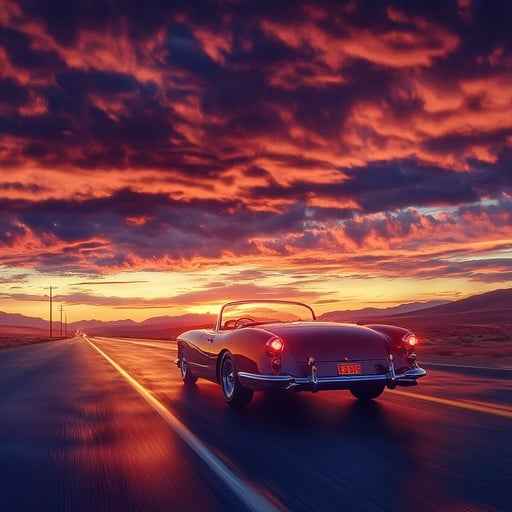 Sunset road trip Sunset road trip