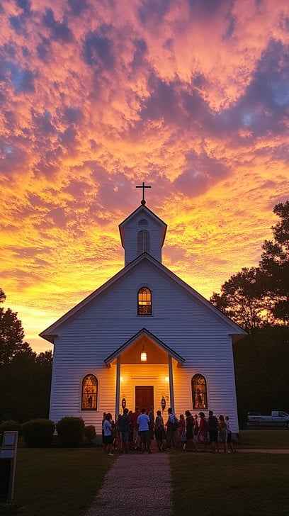 Sunset Church Gathering
