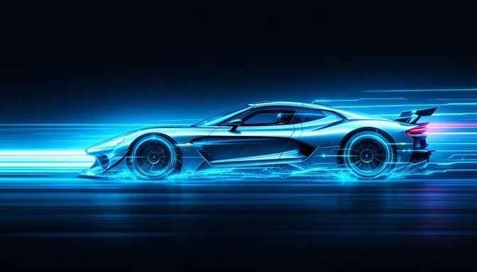 Hyperspeed Blue Racer Hyperspeed Blue Racer