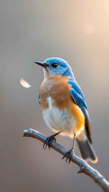 Bluebird Morning Light