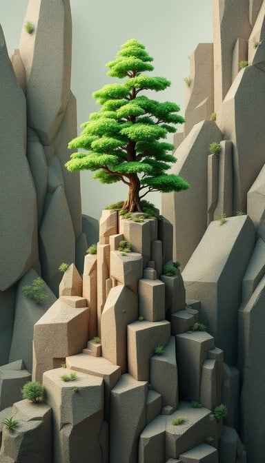 Geometric Nature Slice
