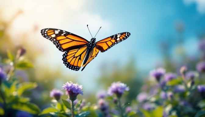 Monarch Morning Flight Monarch Morning Flight