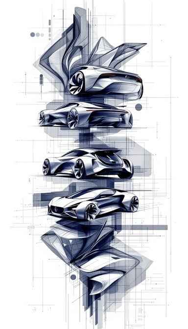 Dynamic Car Sketch