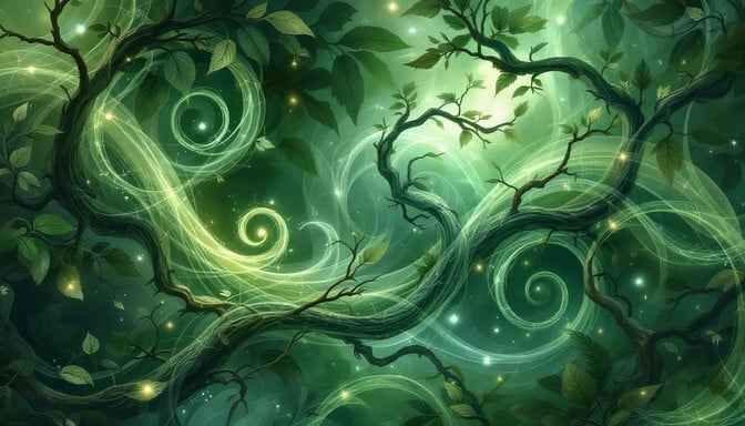 Mystical Forest Spirals