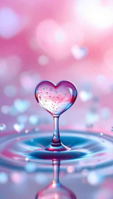 Liquid Heart Reflection Liquid Heart Reflection
