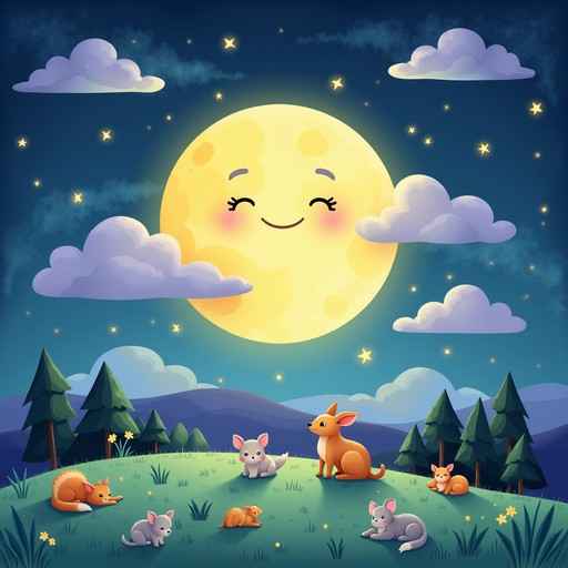 Moonlit Woodland Magic