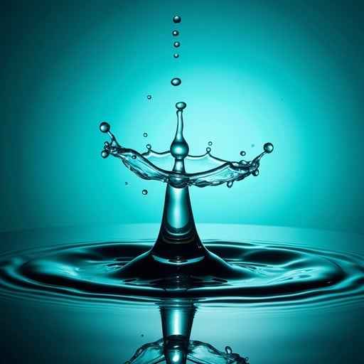 Teal Crown Splash Teal Crown Splash