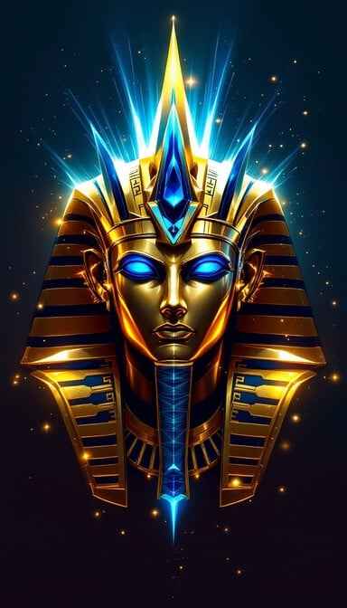 Glowing Egyptian Pharaoh