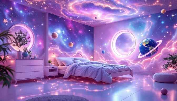 Cosmic Dream Bedroom