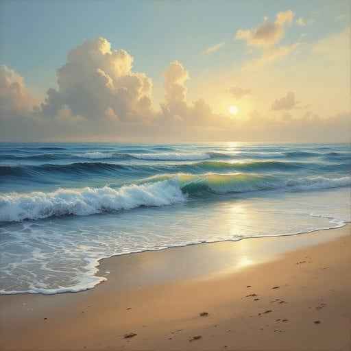 Sunset Beach Waves