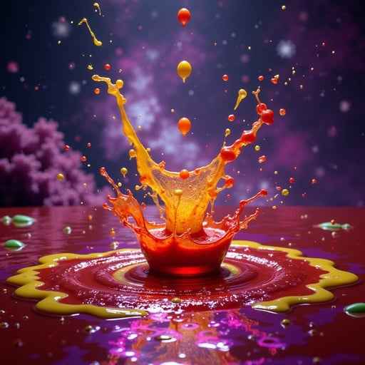 Cosmic Liquid Explosion Cosmic Liquid Explosion